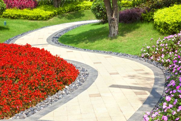 Garden Walkway Installation in Upland