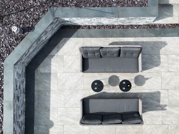 Porcelain Patio Installation in Upland