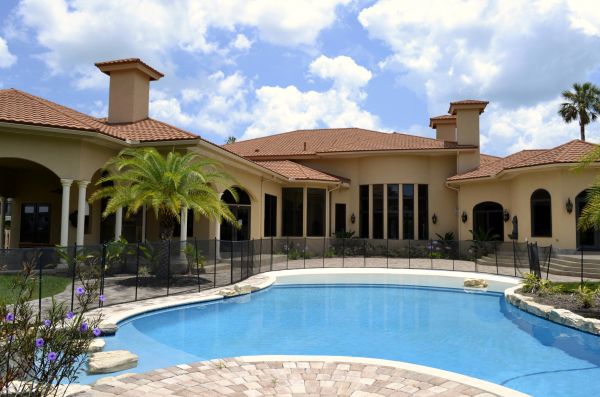 Outdoor Pool Paving in Upland